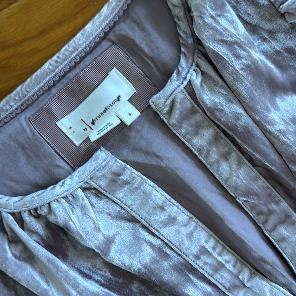 The Somerset Maxi Dress:
Velvet Edition by Anthropologie in Lavender - Picture 7 of 9